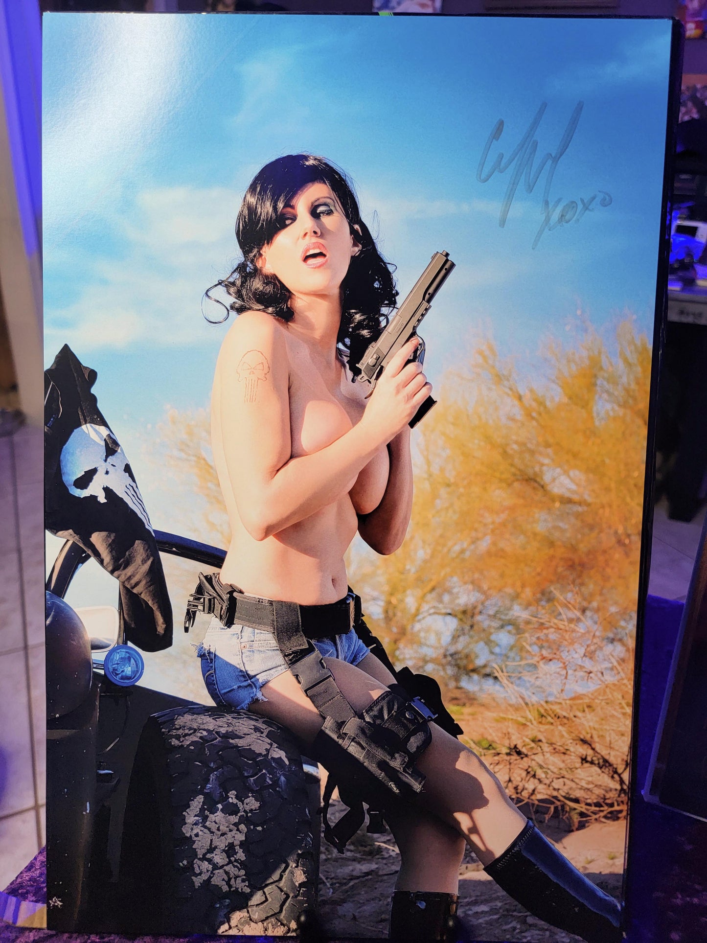 Cara Nicole - 11x17 Cosplay Print Punisher