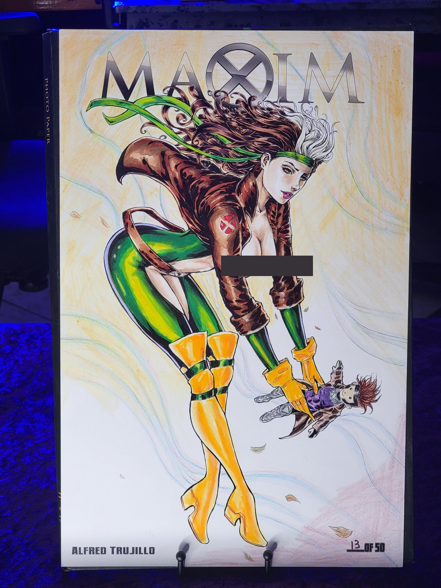 Rogue Print with Original Hand Colors