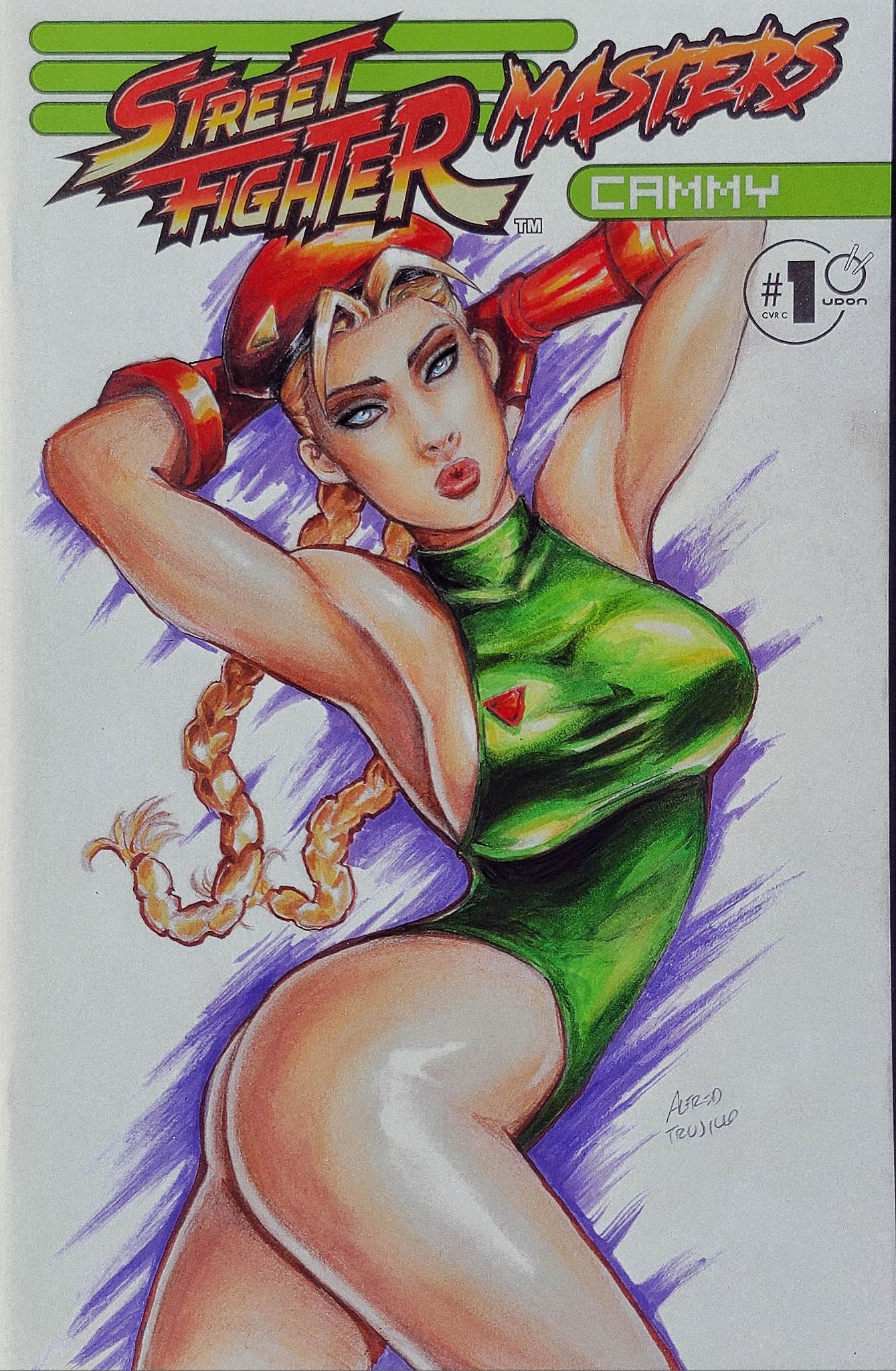 Street Fighter Masters Original Art Colored