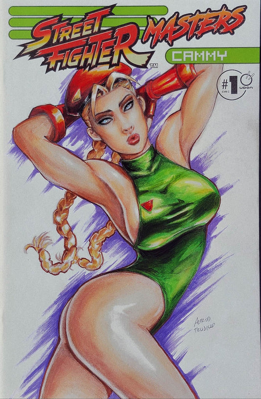 Street Fighter Masters Original Art Colored