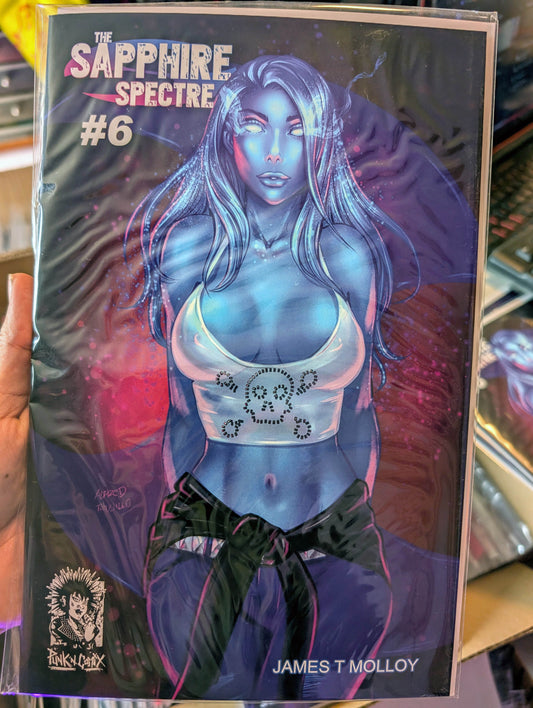 Sapphire Spectre 6 Art Cover - Demure
