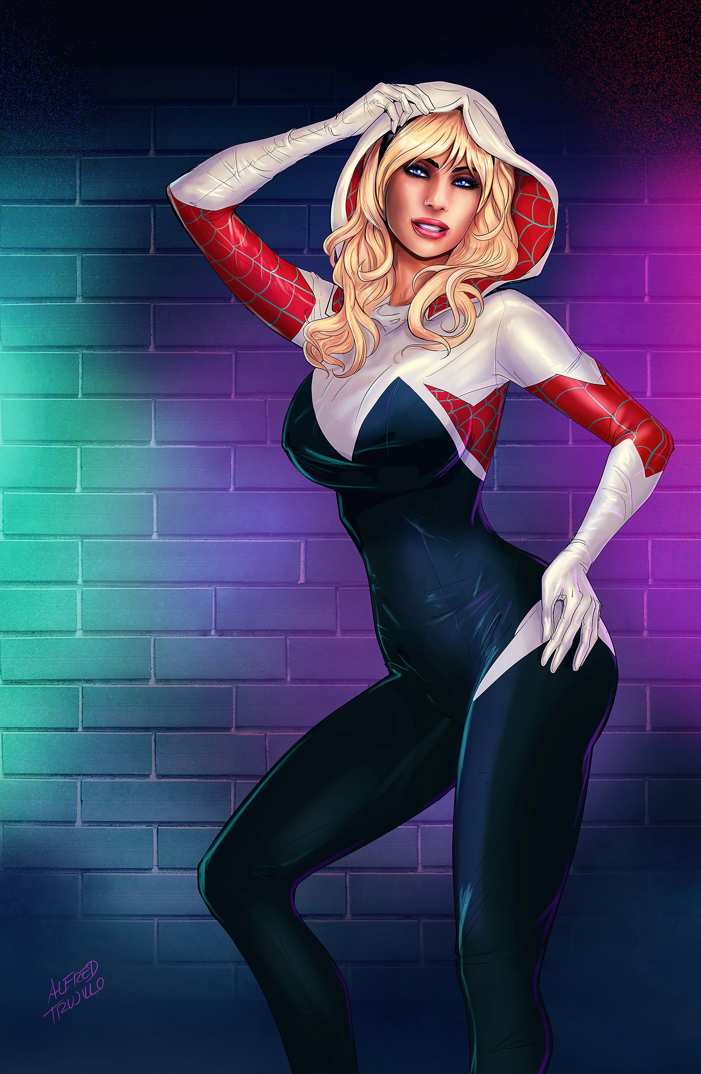 Spider Gwen - 11x17 Art Print - Sweet