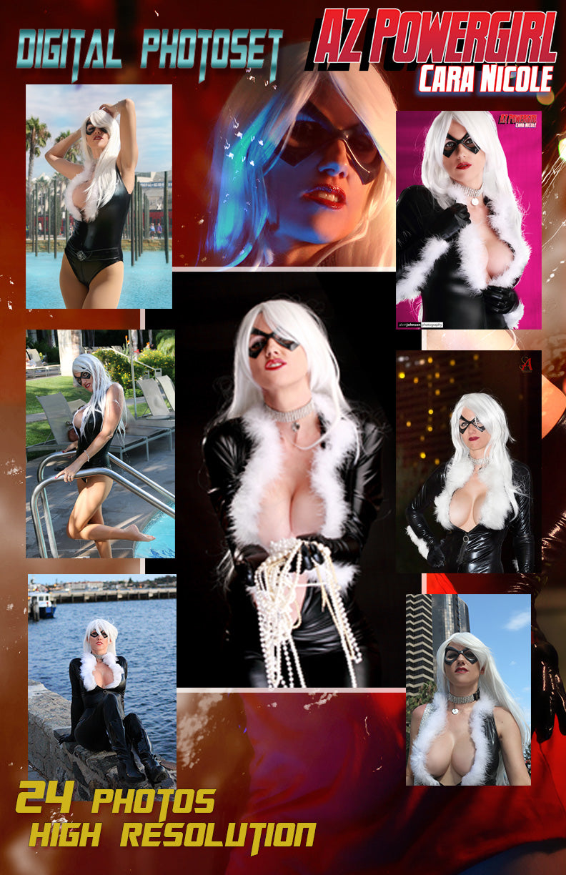 Black Cat Digital Photoset