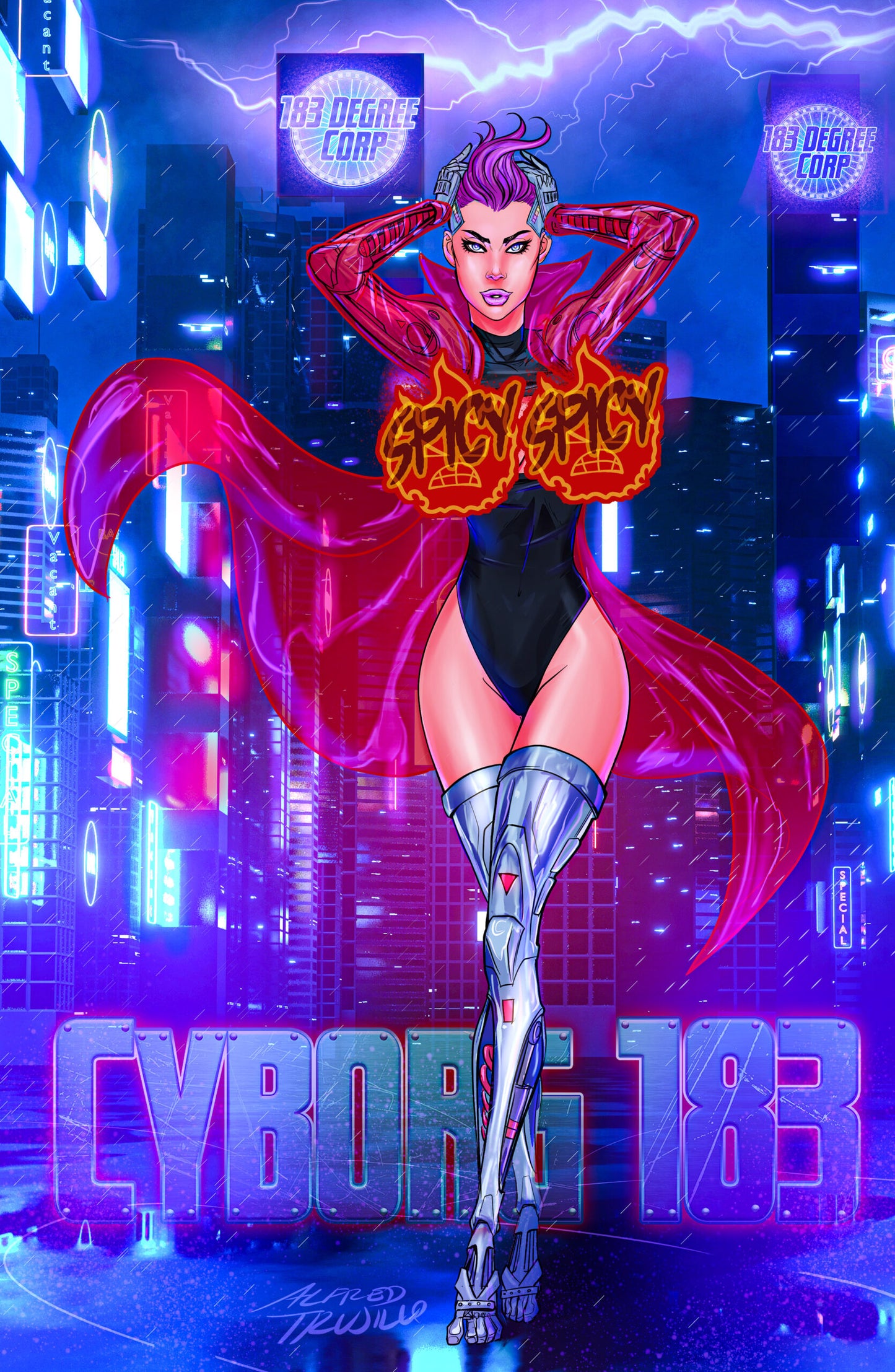 Cyborg 183: SPICY: Holofoil: 11x17