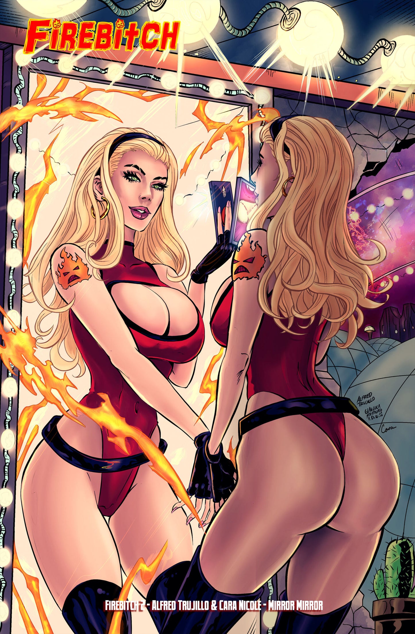 Firebitch #2 - Alfred Trujillo & Cara Nicole - Mirror Mirror