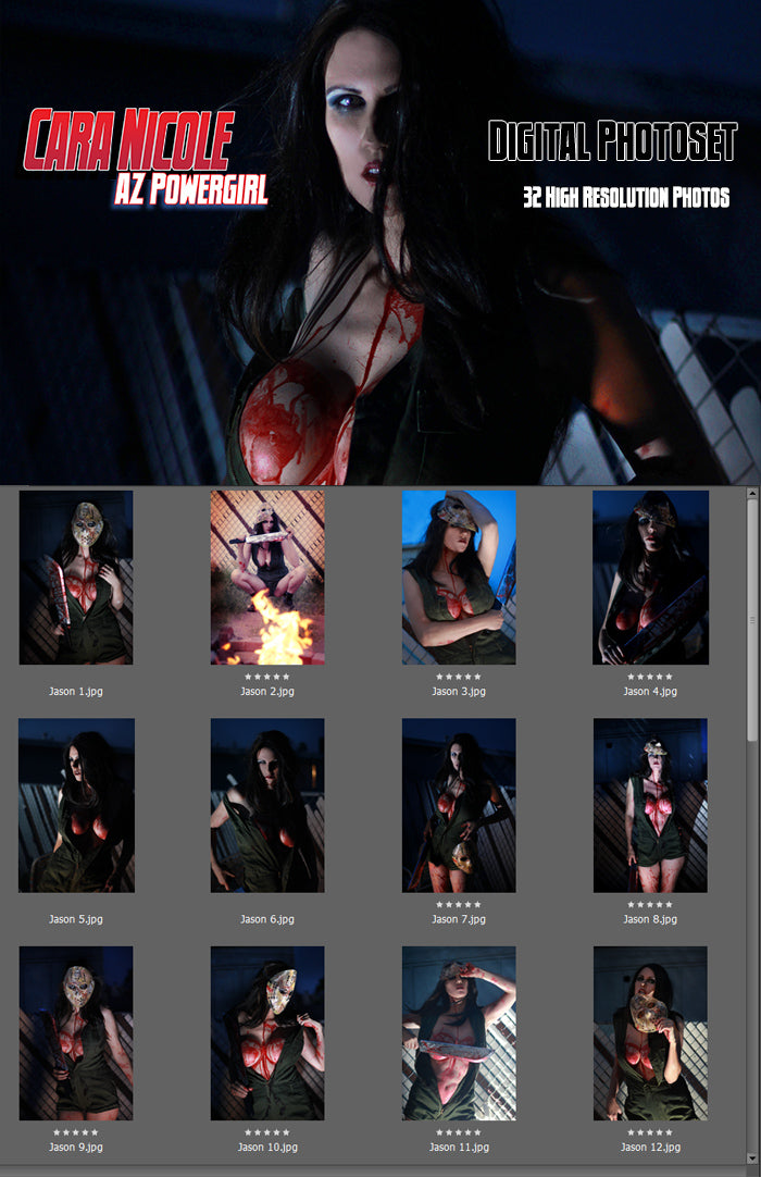 Jason Friday the 13th 2017 Digital Photoset