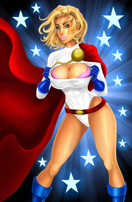 Powergirl Painted: 11x17 Print