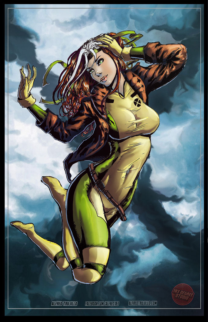 Rogue 11x17 Alfred Trujillo art poster