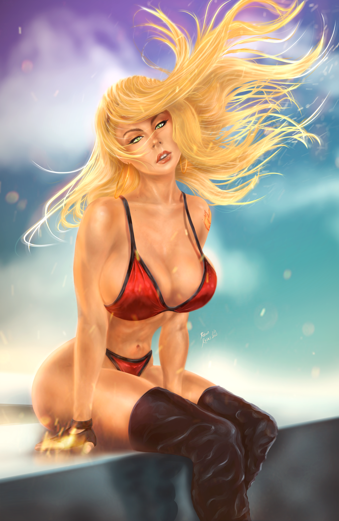 Ruben Rosas: Flare (Bikini): FB2: 11x17
