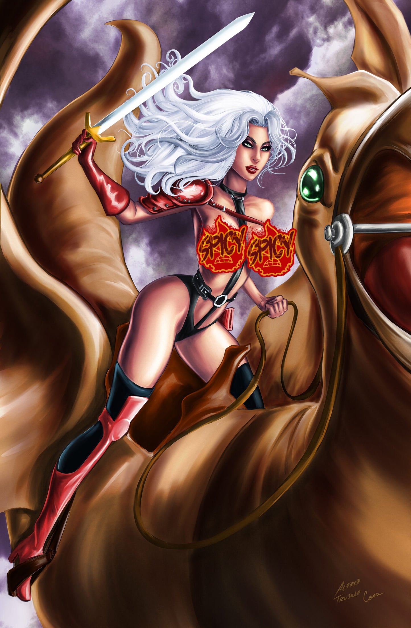 Taarna: SPICY: Holofoil: 11x17 Print