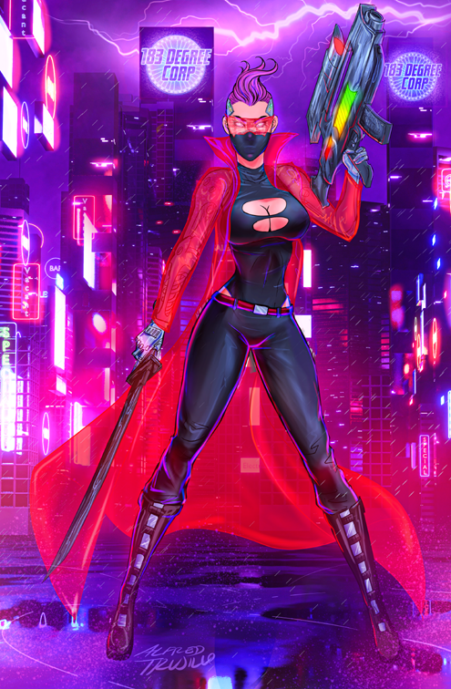 Cyborg 183: Tactical Gear: Holofoil: 11x17 Print