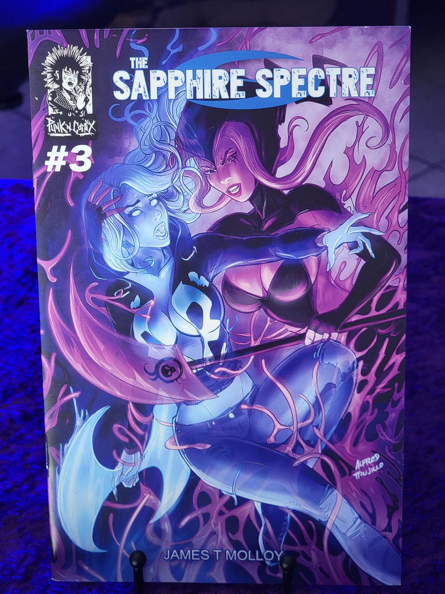 Sapphire Spectre 3 - Alfred Trujillo Art