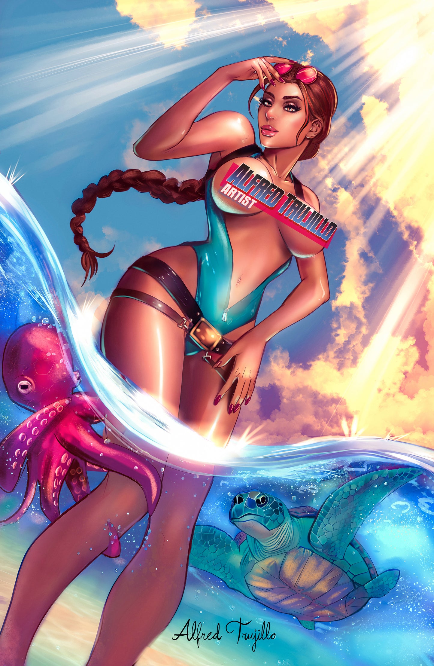 Tomb Raider Swimsuit Spicy