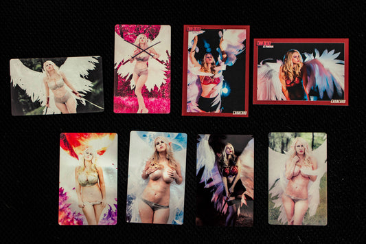 Naughty Faeries Stripper Assassins Trading Cards Set Of 8