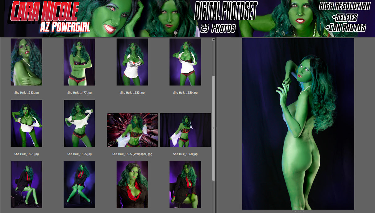 She Hulk 2017 Digital Photoset